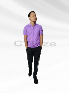 Paket 4pcs | Kaos Kerah Cowok/Pria Dewasa | Polos | Lengan Pendek | Katun Polyester