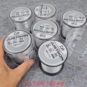 Dây Cước Câu Cá Daiwa Justron 500m Chính Hãng Nhật Bản Cước Trong Siêu Bền Nhiều Size 2–6