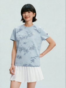 Champion | Áo Thun Mới Mùa Xuân Hè Có Họa Tiết Đá Marbled