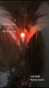 Lampu Tidur LED Warna Warni 1 Watt RGB Fitting Flexible Saklar On Off