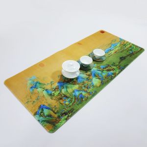 Large Size Mousepad Traditional Chinese Style Tea Ceremony Mat Eco-Friendly No Odor Flagship Product Thick Anti-Slip Desk Mat