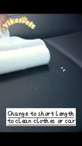 124CM Sticky Lint Roller With Cover Long Sticky Roller Mop Dust Sticky Remover Refillable Carpet Hair Fur Dust Lint Roller Refill