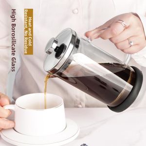 Heat-Resistant Glass French Press Pot