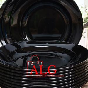 Set Melamine 1/2 Lusin: Piring Makan & Mangkuk Sayur Tebal Kuat dan Kokoh