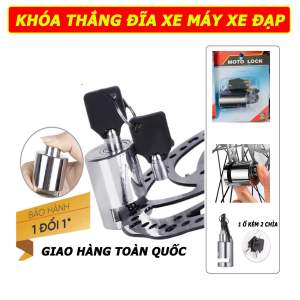Khóa Phanh Đĩa Xe Máy Chống Trộm Chất Liệu Hợp Kim Nguyên Khối Thiết Kế Thông Minh An Toàn( clip sp thật)