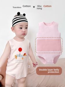 SHESHEXIONG | Thickened Cotton Warm Vest for Babies Thermal Underwear