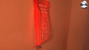 Emergency Fire Blanket Fire Extinguisher Fireproof Protection size 1 x 1M