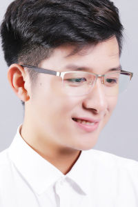 Progressive Multifocal Reading Glasses Large Oversized Transparent Blue Light Blocking Presbyopia Eyeglasses Business Men