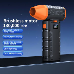 Violent Fan 400000RPM Powerful Air Blower Vacuum Dust Cleaner Charging Strong Winds 58m/s Brushless Blower Dry 2025