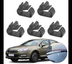 Wiper Arm Spray Pipe Clamp Buckle For Peugeot 3008 (P84) 5008 (P87) Wiper Arm Spray Hose Clip Car Accessory Part