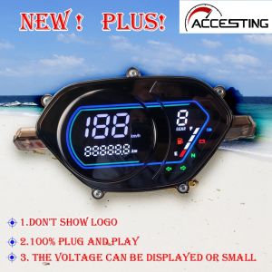 Full Led Motorcycle Digital Speedometer for Suzuki SMASH 115 V 115 FI SMASH 115 FI PRM Odometer Assy