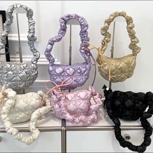 Sunbalee กระเป๋าลายก้อนเมฆ สะพายข้างสีพื้น สไตล์เกาหลี ปรับระดับได้ คุณภาพดีหรูหรา✨PTL":