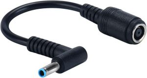 DC 7.4mm to 4.5mm Charger Converter Adapter Blue Tip Connector for HP Dell Laptop Notebook Power Supply Replacement