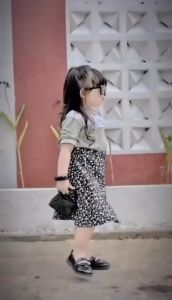 set rok haruka anak perempuan 1-5 tahun baju anak perempuan lucu 2024 viral set rok salur anak cewek