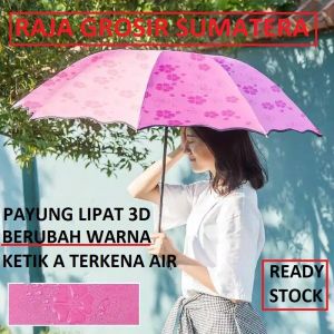 PAYUNG LIPAT Magic Umbrella Motif 3D / Payung Magic Lipat 3D Ajaib Muncul Motif Ketika Basah / Payung Lipat 3D Anti UV Magic Umbrella Lapisan 3D Kuat Dan Kokoh - Payung Hujan Portable