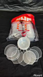 THINWALL KECILTEMPAT SAOSSAUCE CUP 60ML KLIR 50 SET TERMURAH