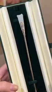 Trâm cài tóc búi kim loại hình trăng hoa phong cách cổ điển thanh lịch dành cho nữ K51