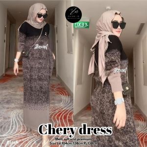 Dress cherly - Soft knit premium Ld 104 - 138 cm pb 138 cm