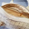TAS WANITA ZARA TWEED SPEEDY BOWLING PREMIUM. 