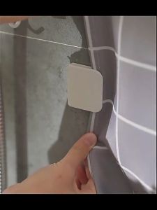 【iMall】2pcs Bathroom Shower Curtain Clips Bracket Fixed Holder Hook Window Door Curtain Fixing Clip Privacy Protection