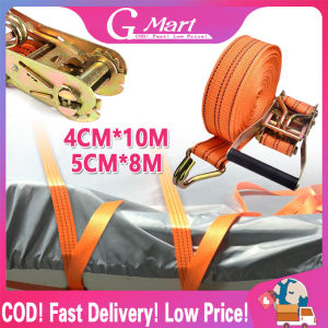 ⭐【LazTop Seller】【10M/8M】Heavy Duty 2 2T10m 33Feet Adjustable RatchetTie Down Cargo Lashing Belt Cargo Straps Luggage Strap Carigo-Belt-Orange
