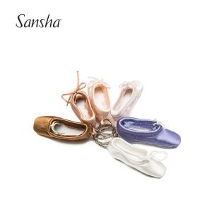 Mini Ballet Dance Pointe Shoes Yoga Fitness Dance Keychain Pendant Small Ornament Sansha Three Sand Ballet Dance Accessories