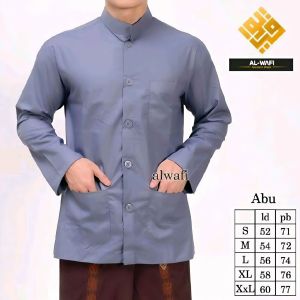 BAJU MUSLIM KOKO HAIBAH KEKINIAN KOKO HAIBAH SAKU DEPAN MODEL AMMU TOYOBO KEKINIAN