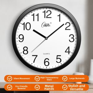 Compas | Silent Modern Design Wall Clock