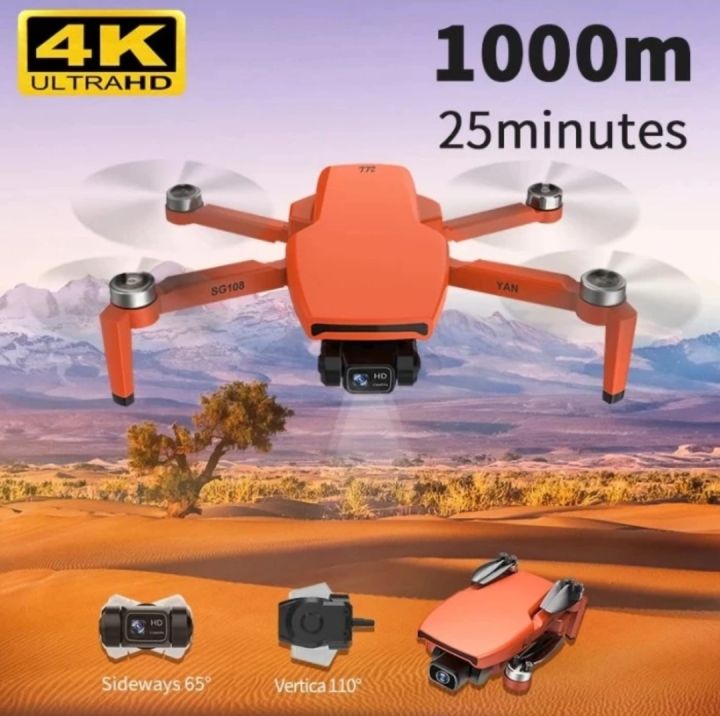 Drone jarak jauh 1000 meter dual camera GPS WIFI 5G- SG108 Pro
