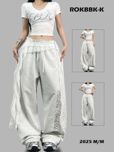 2025 New Jazz Street Dance Half Skirt with Lace Trim Belted Apron Style High Waist Irregular Skirt for Young Women