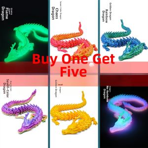 Jiaxun | Night Glow 3D Printed Movable Dragon Figure