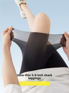 MiiOW | Ultra-Thin Shark Shorts Women Summer High-Waist Ice Silk Five-Quarter Riding Yoga Fitness Pants Cat Person MiiOW Brand