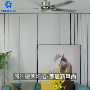 NEW Industrial ceiling fan Big size Strong Winds Modern ceiling fan with remote 42/52Inch stainless steel ceilings fan 6 Speeds 3 Blades fan Dc motor Silent Copper Motor ceiling fans for living room kitchen dining bedroom garage office gym