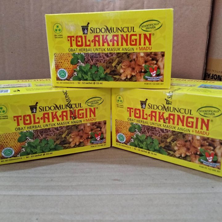 Tolak angin cair isi 12 sachet