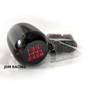 Nút Cần Số Bằng Nhôm 5/6 Cấp Độ Universal Racing Màu Đen Carbon Dành Cho Xe Số Sàn