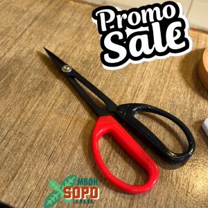 Gunting Pruning Import Merah Hitam 205 mm Gunting Bonsai dan buah
