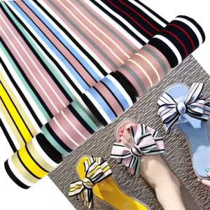 4cm Striped Ribbon Decorative Edging Cloth Strip Wide T-shirt Hat Diy Shoes Belt Sewing Clothing Handmade Accessories Bias Tape