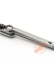 Thickened! Amazon Stainless Steel Square Measuring Spoon 6-Piece Set Seasoning Spoon Baking Scale Measuring Spoon Cooking Spoon