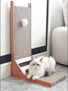 Doge&Orange พร้อมส่ง ที่ลับเล็บแมว แผ่นลับเล็บแมว ที่ฝนเล็บแมว ของเล่นแมว รูปทรงตัว L มี 3 สี ขนาดเล็ก และ ขนาดใหญ่ COD MIP158