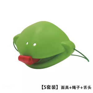 Interactive Pet Toy Frog Tongue Cat Teaser Toy Chameleon Fun Pet Playfulness Dog Toy Boredom Breaker Colorful Pet Supplies