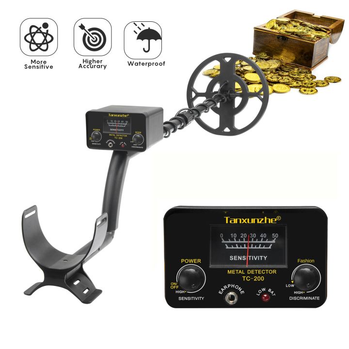 TC-200 Professional Metal Detector Pinpointer Gold Finder Machine ...
