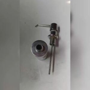 Tempat Sabun Cair Stainless Tabung Tinggi untuk Baki Cuci Piring