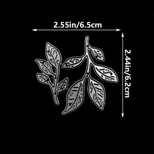 1pc Pretty Leaves Metal Cutting Dies Stencil Die Cut Scrapbooking Craft Stamps DIY Album Paper Cards Making Embossing Mold