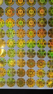Stiker Hologram Original M
