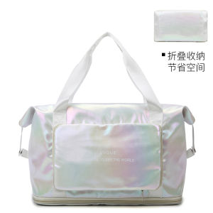 กระเป๋าเดินทางสั้นของผู้หญิงที่มีความจุขนาดใหญ่น้ําหนักเบายิมฟิตเนสกระเป๋าที่สมบูรณ์แบบสําหรับการเดินทางการตั้งครรภ์การจัดเก็บ