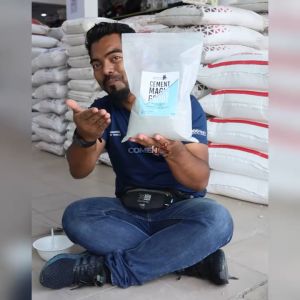 COMEN Cement Magic Grout 3KG Ready Mix Wall Floor Fiber Concrete Cement Simen Gumpal-Gumpal Terus Tampal Lubang Dinding