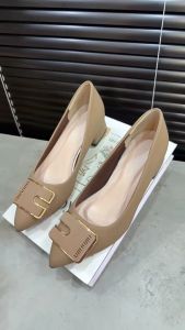 Giày búp bê mũi nhọn cao 3Cm & 5Cm giày nữ công sở thanh lịch Xưởng Giày Nhà Bèo CaogotMiuNhon