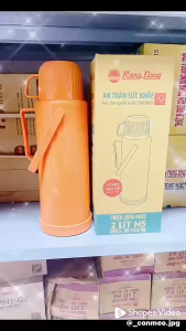 [2 Lít]  Bình thủy Rạng Đông 2 lít Phích nước giữ nhiệt 2.0L Rạng Đông - 2035 N1.E