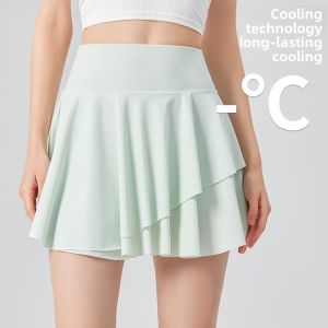 New 2025 Golf Short Skirt Women Quick Dry Sport Skirt High Waist Tennis Yoga Half Length Mini Skirt Sports Wear Casual Dress