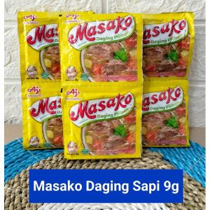 Masako Bumbu Kaldu Penyedap Rasa Sapi Dan Rasa Ayam Kemasan 8.5g (12 pcs)